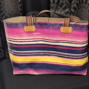 Consuela Colorful Striped Women's Tote Bag